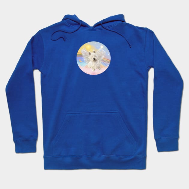 West Highland Terrier in Heaven's Clouds Hoodie by Dogs Galore and More